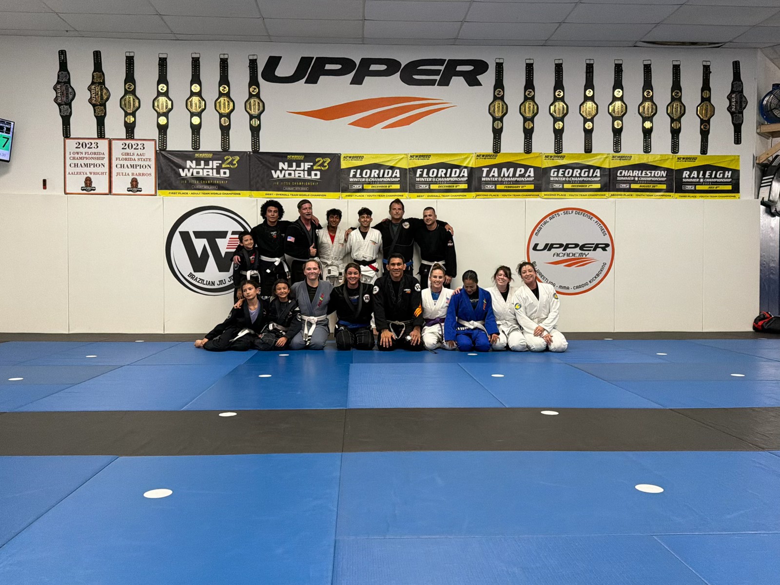 Adults Fundamentals Brazilian Jiu-Jitsu class at Upper Academy